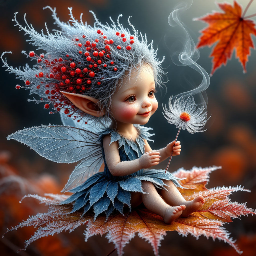 Autumn fairy tales for a little elf