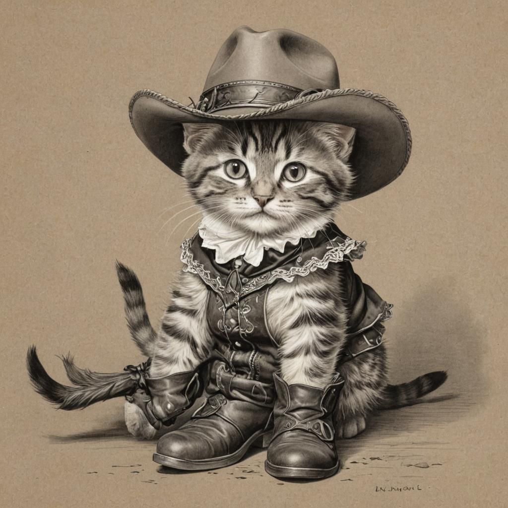 Cowgirl Kitten