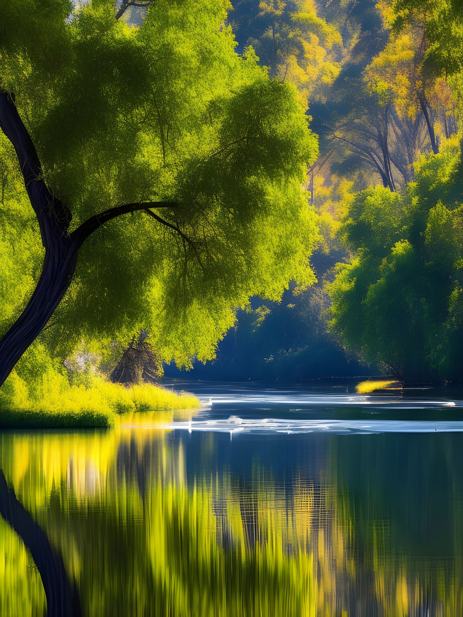 By the River  by @Just a Dabbler