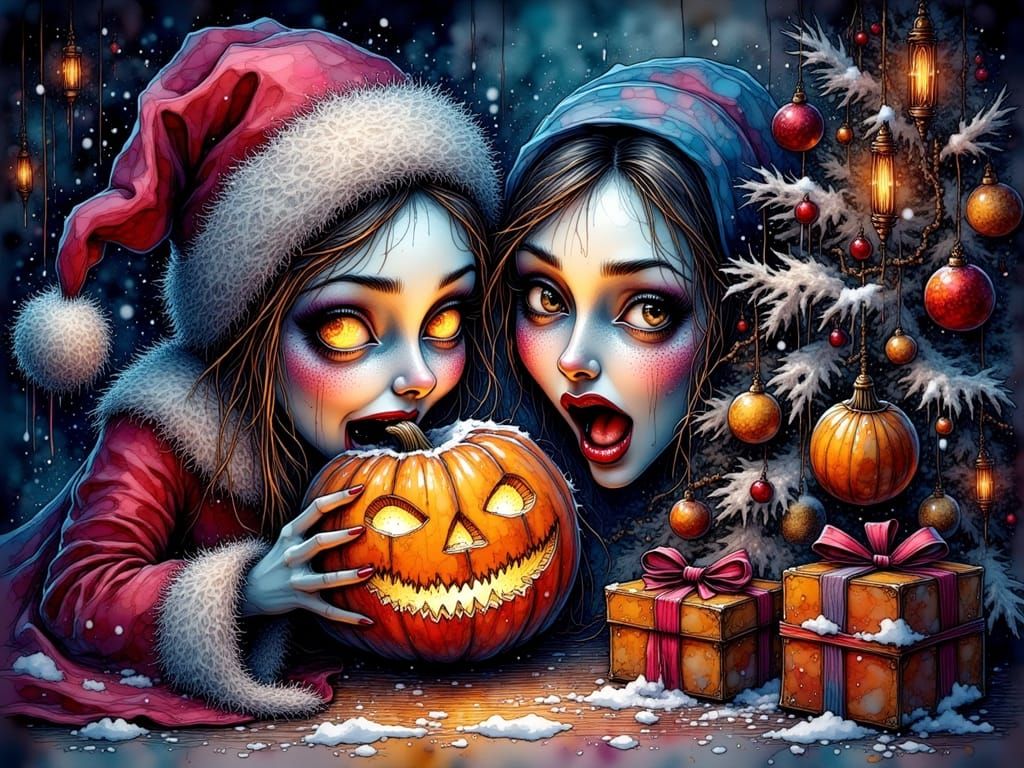 Christmas in the Crypt: Blending Christmas and Halloween 