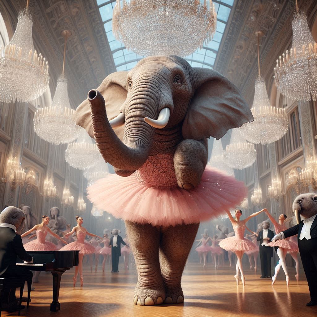 Ballerina elephant