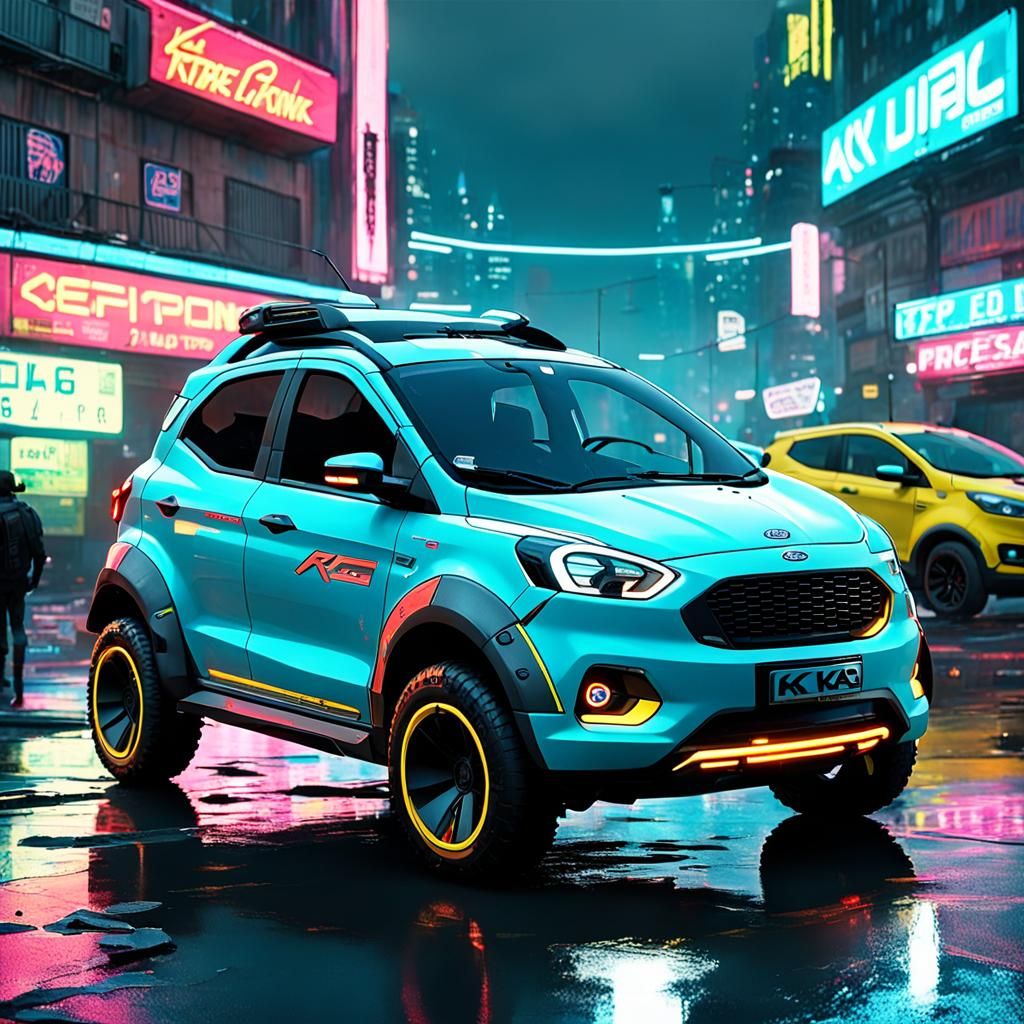 Ford KA artic expedition truck ( cyberpunk 2099, blade runne...