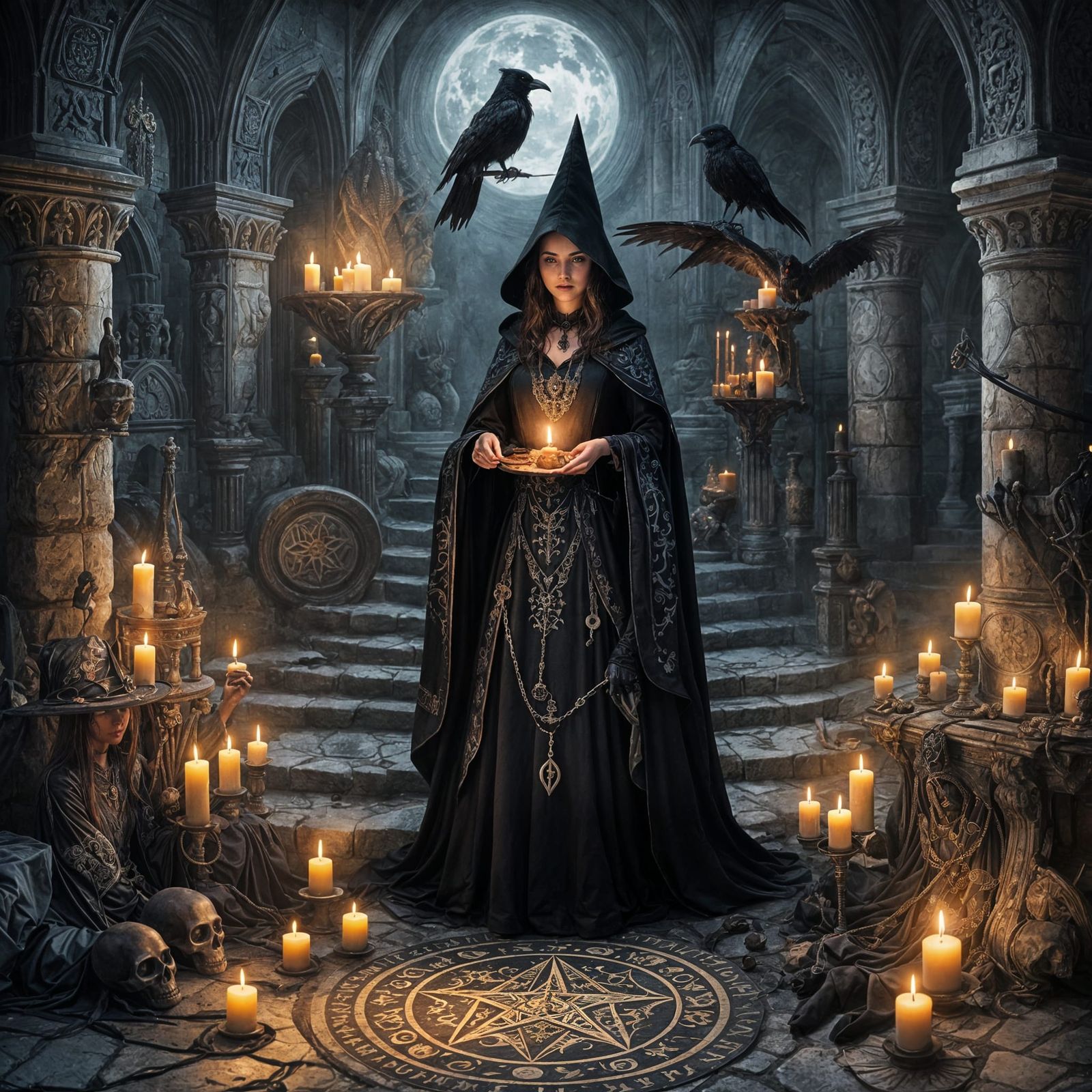 Captivating witch  by @Ugy10