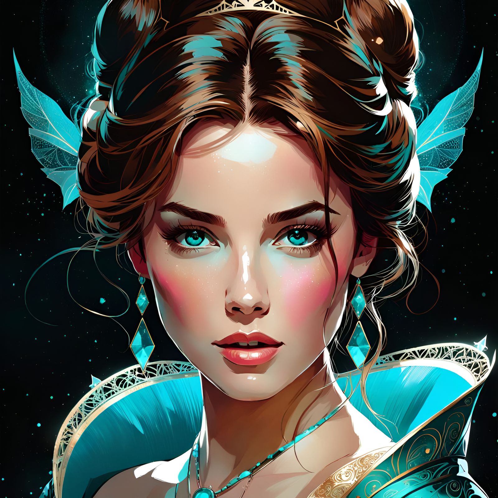 Teal Belle