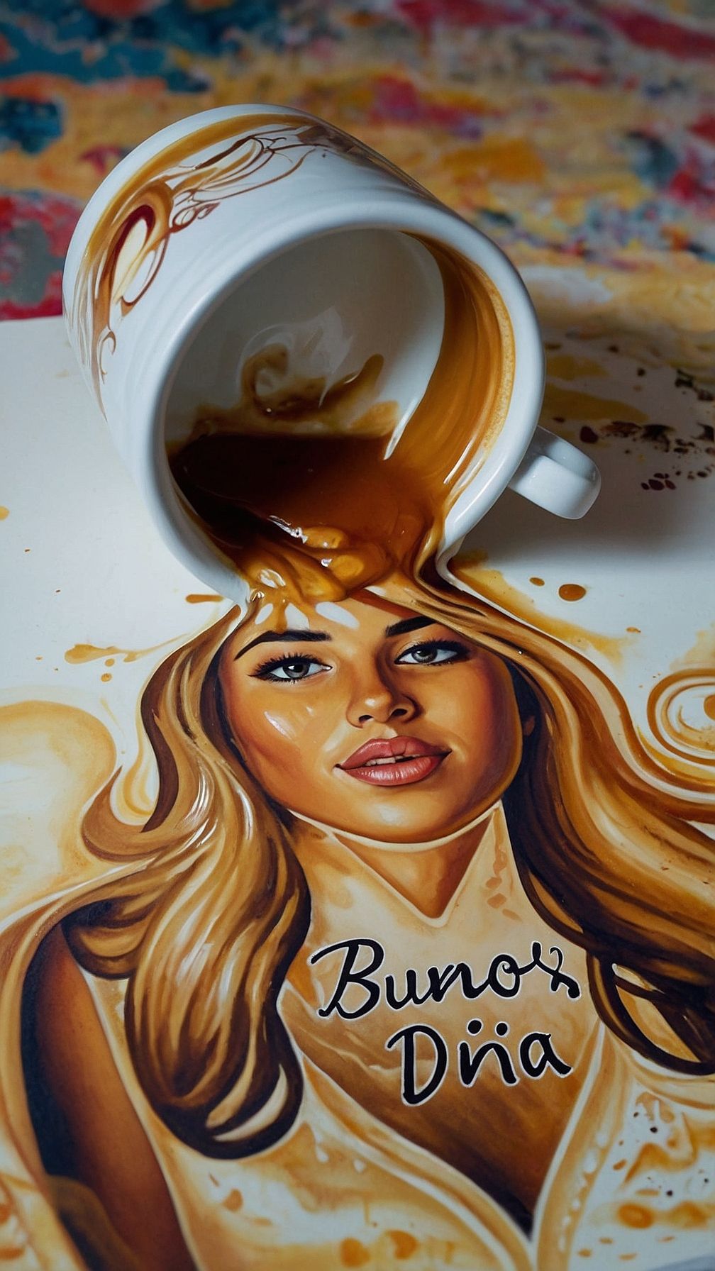 Spilled Coffee art