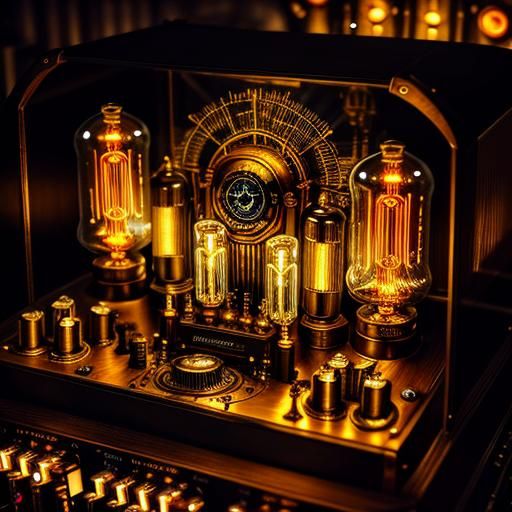 Vintage Tube Amp Radio  by @Andy