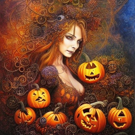 pumpkins steampunk - AI Generated Artwork - NightCafe Creator