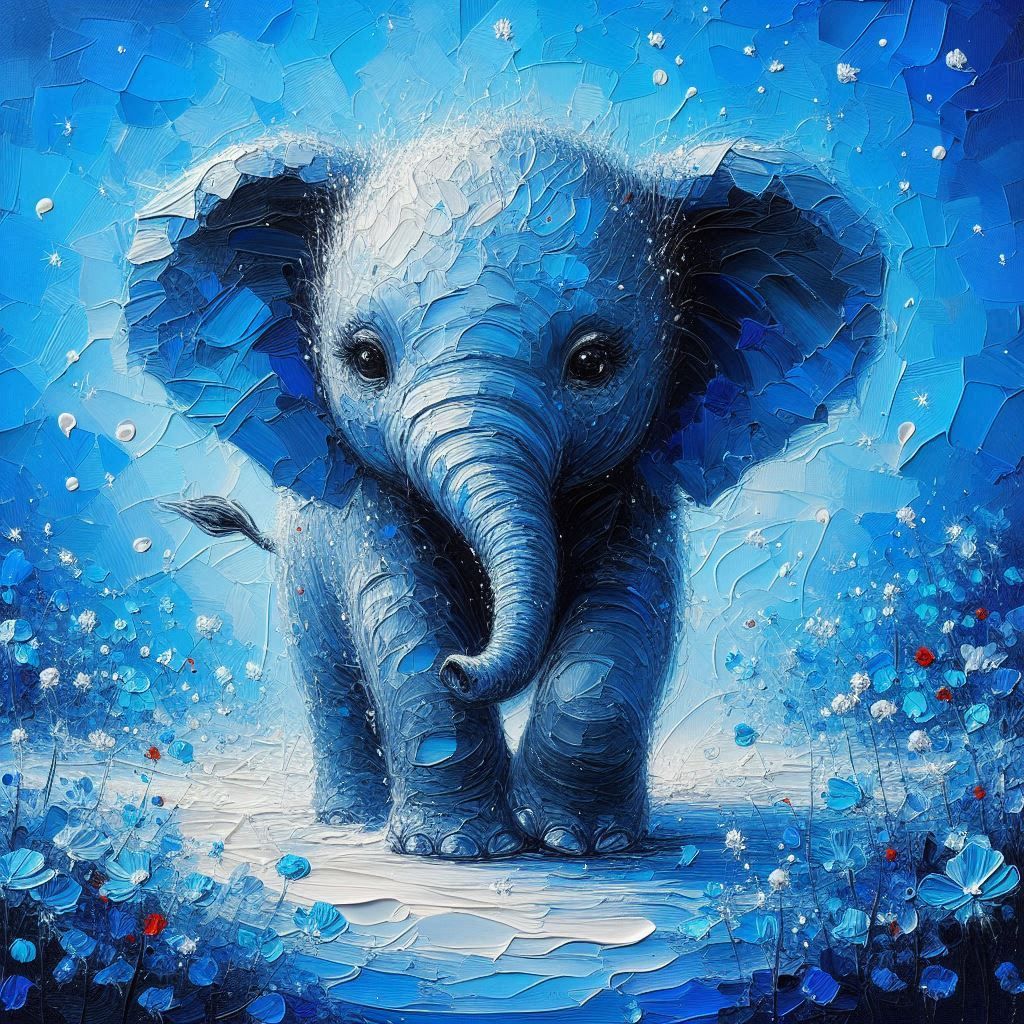 blue
