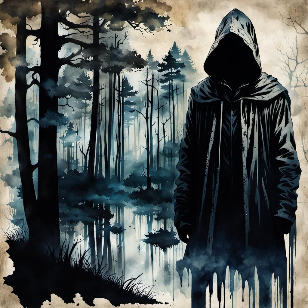 Mysterious Figure.  by @Sinagann