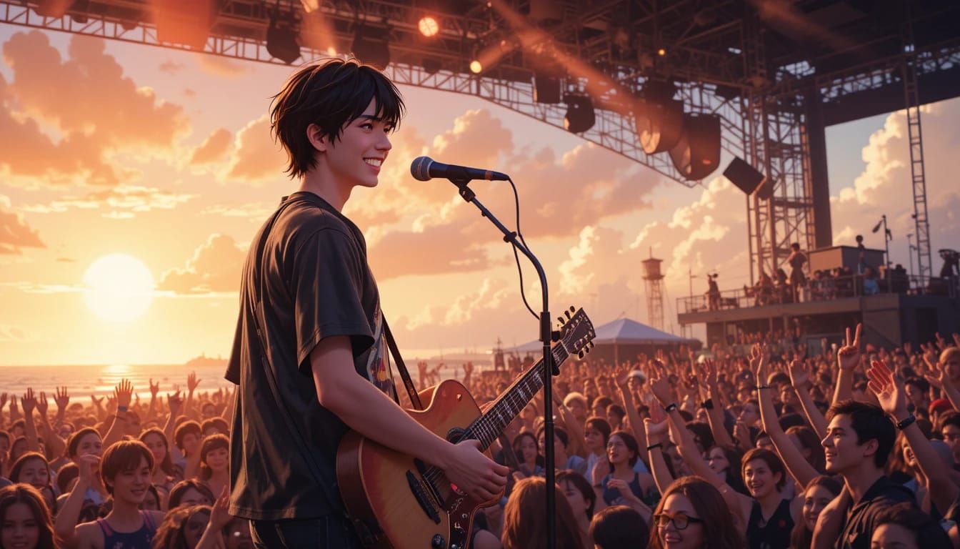 Mizuki plays on the big stage! Tampa Bay Blues Fest.