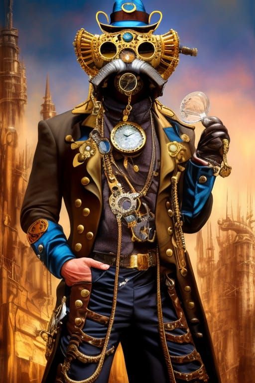 steampunk jaguar? - AI Generated Artwork - NightCafe Creator