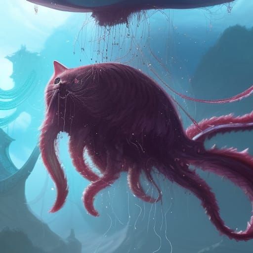 cat+jellyfish