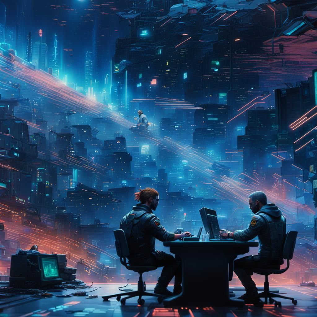 The Bluu Print AI Generated Artwork NightCafe Creator