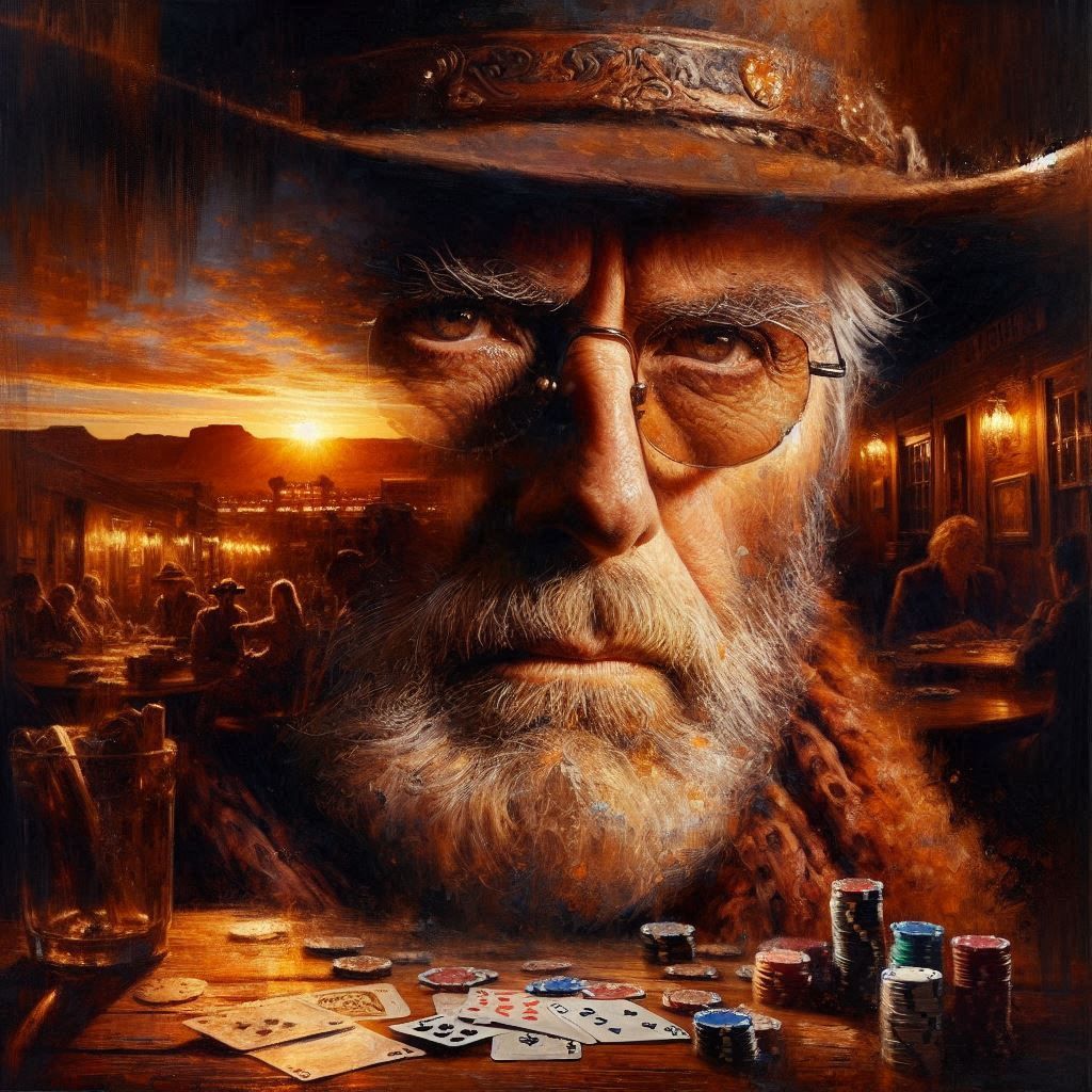 I met up with a gambler, we were both too tired to sleep