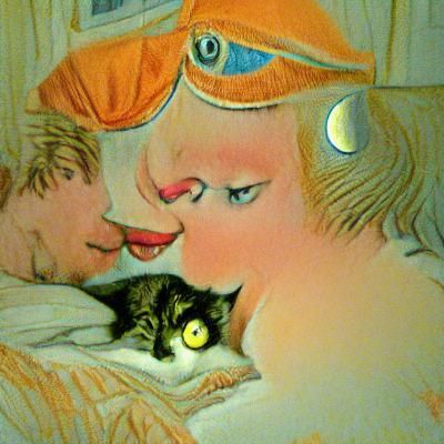 At midnight, Moma Goulm entered the room of D'moch Hej the c...