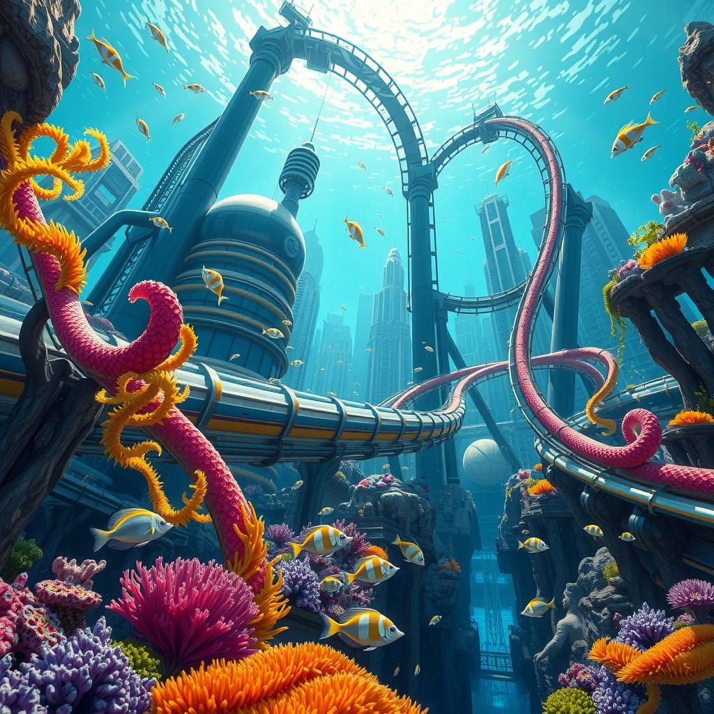 Underwater theme park
