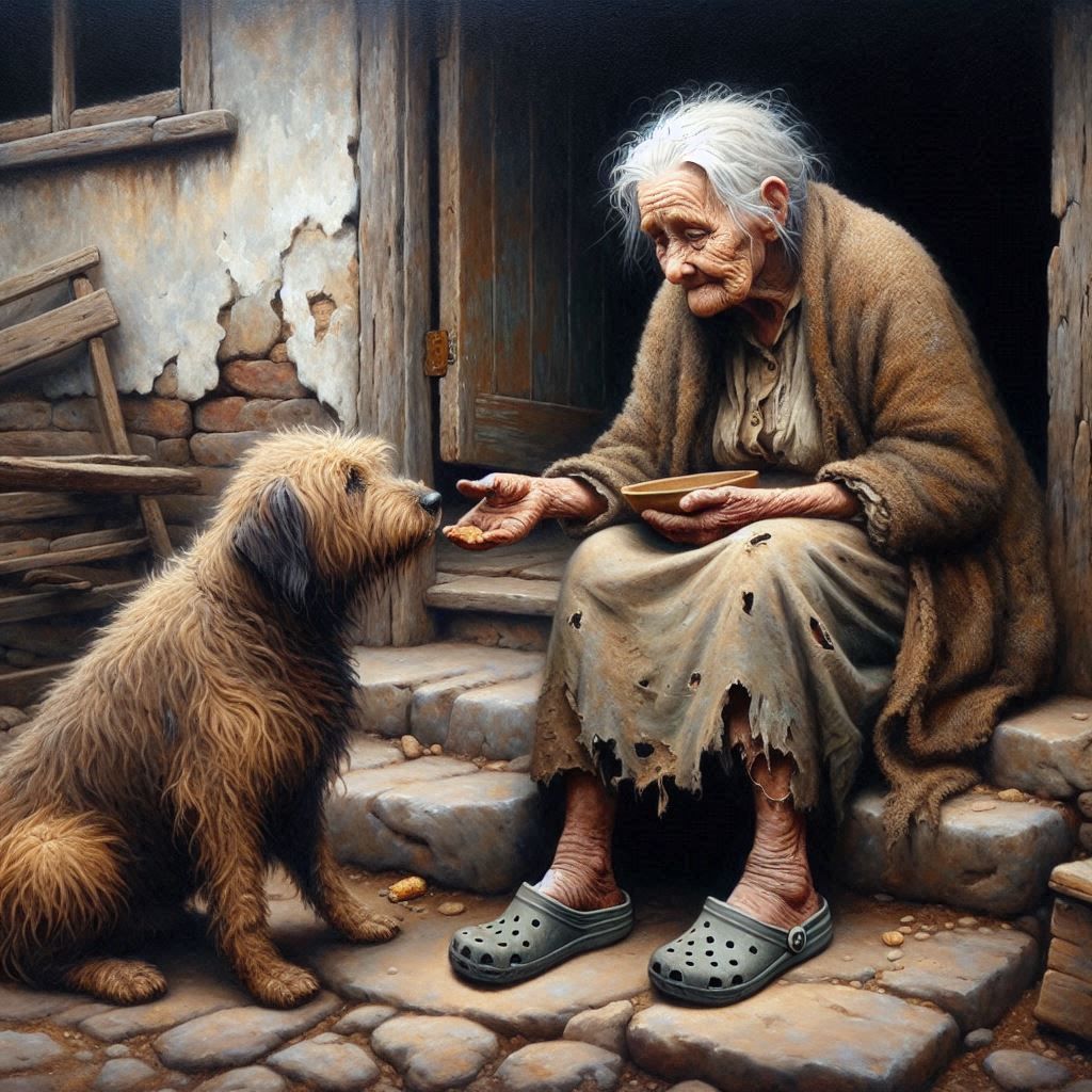 "Have the rest, you need it more than me,"