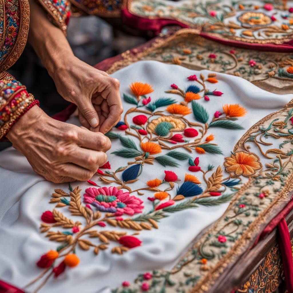 Embroidery.  by @Ann