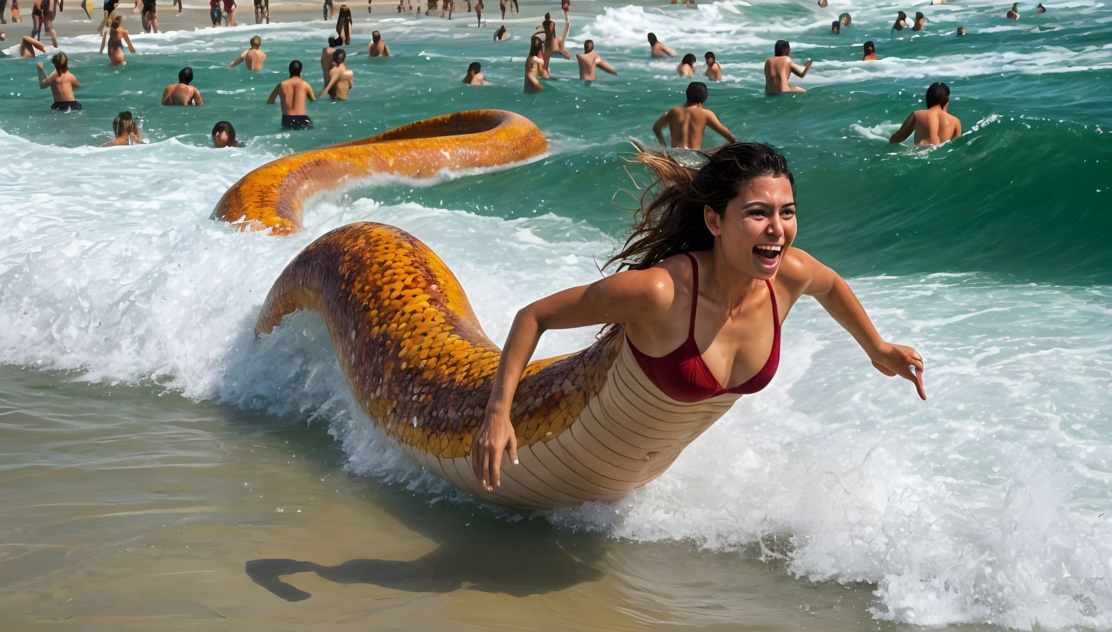 Bodysurfing Naga