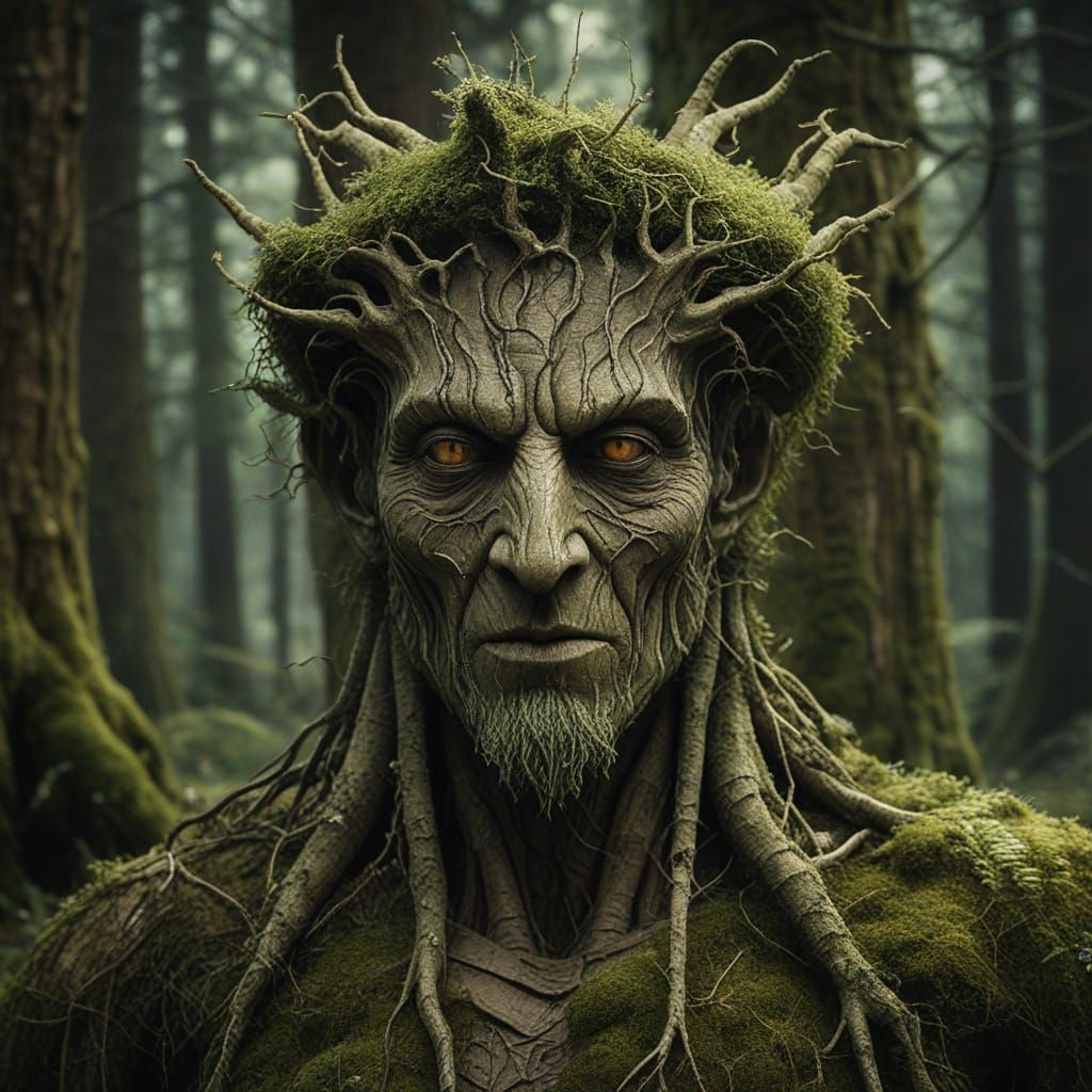 The Greenman, guardian of the forest