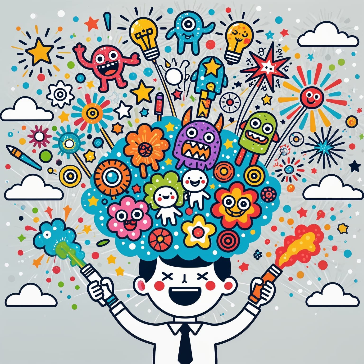 My head is full of nightmares and flare guns (“Nightmares & Flareguns” by Seb Adams)