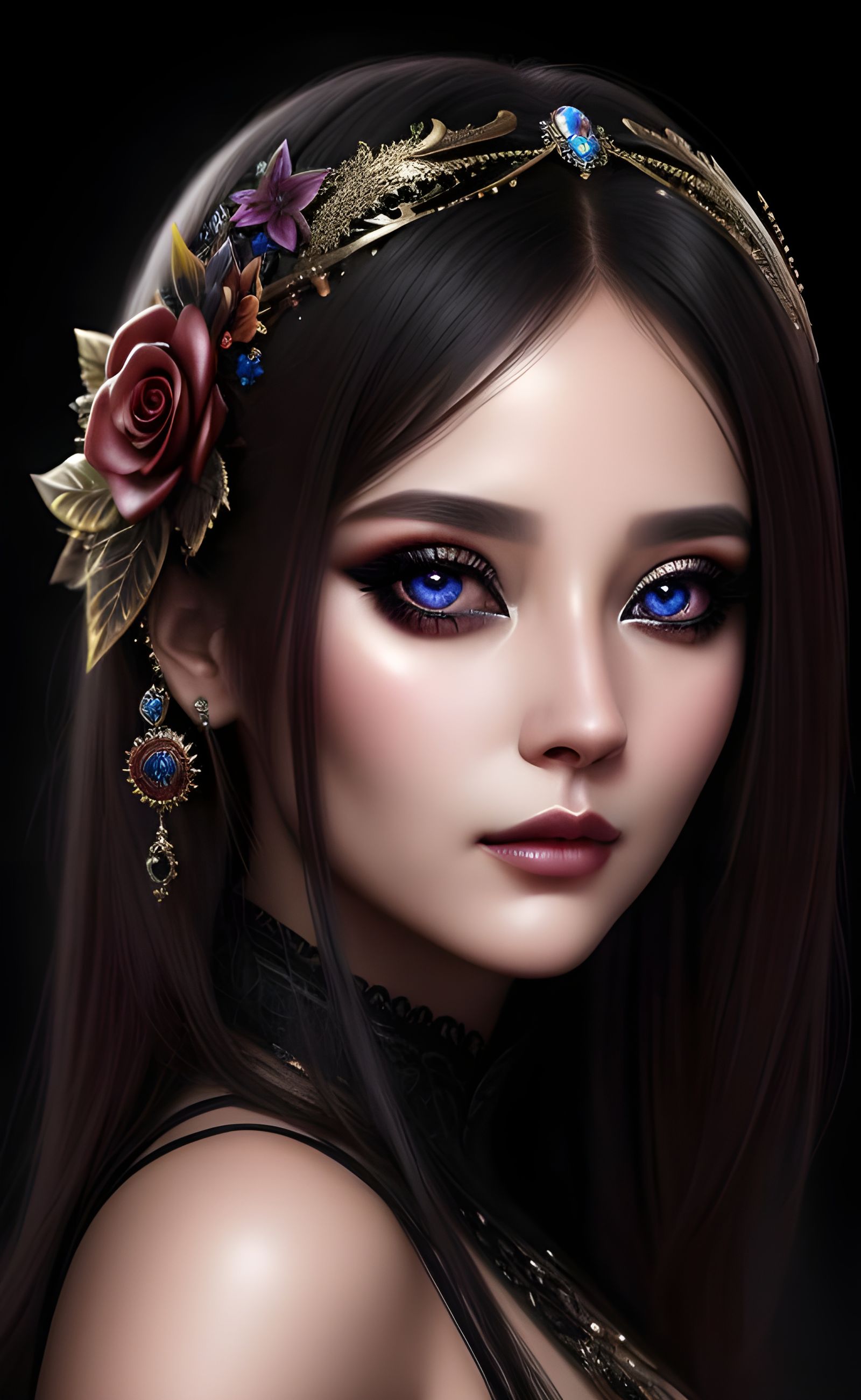 Delicate Flower AI Generated Artwork NightCafe Creator