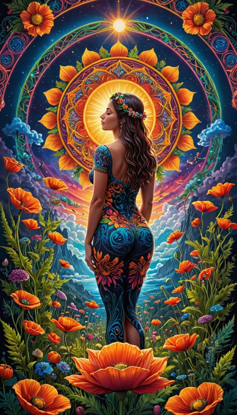 Rejoice in the bright loving heart!  by @Bair