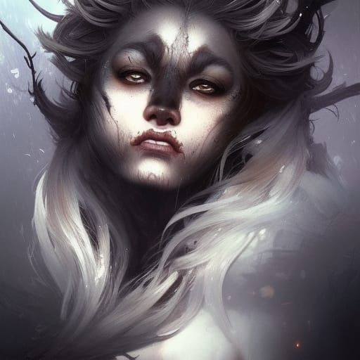 Female Werewolf - AI Generated Artwork - NightCafe Creator