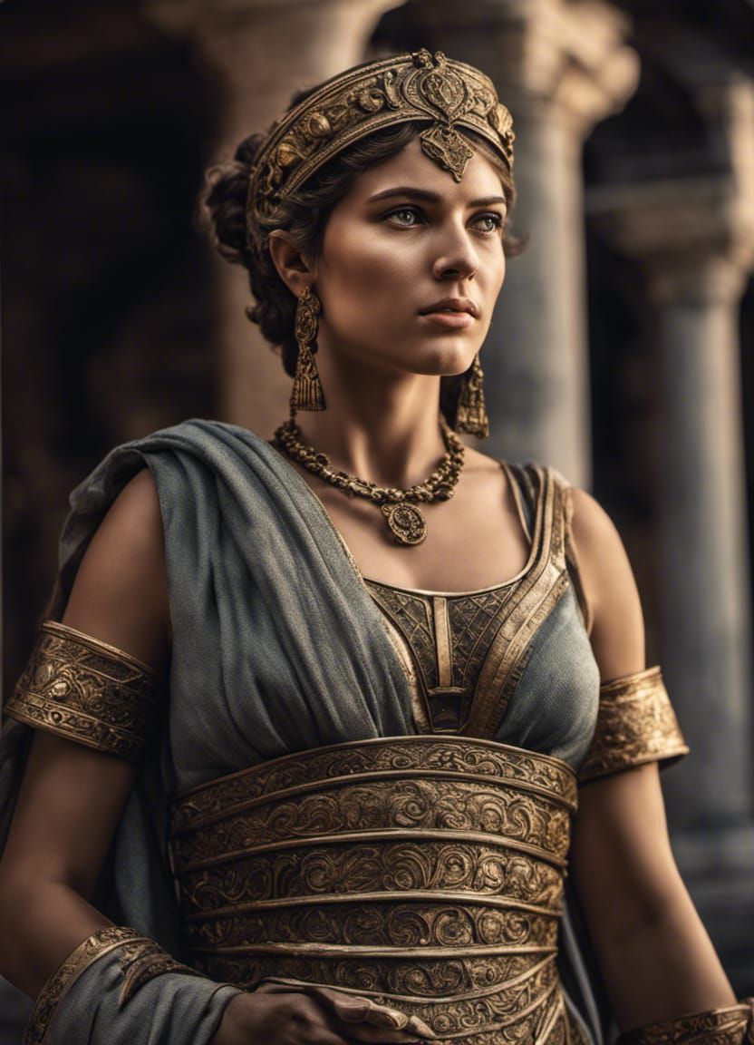 Ancient Roman female citizen 005