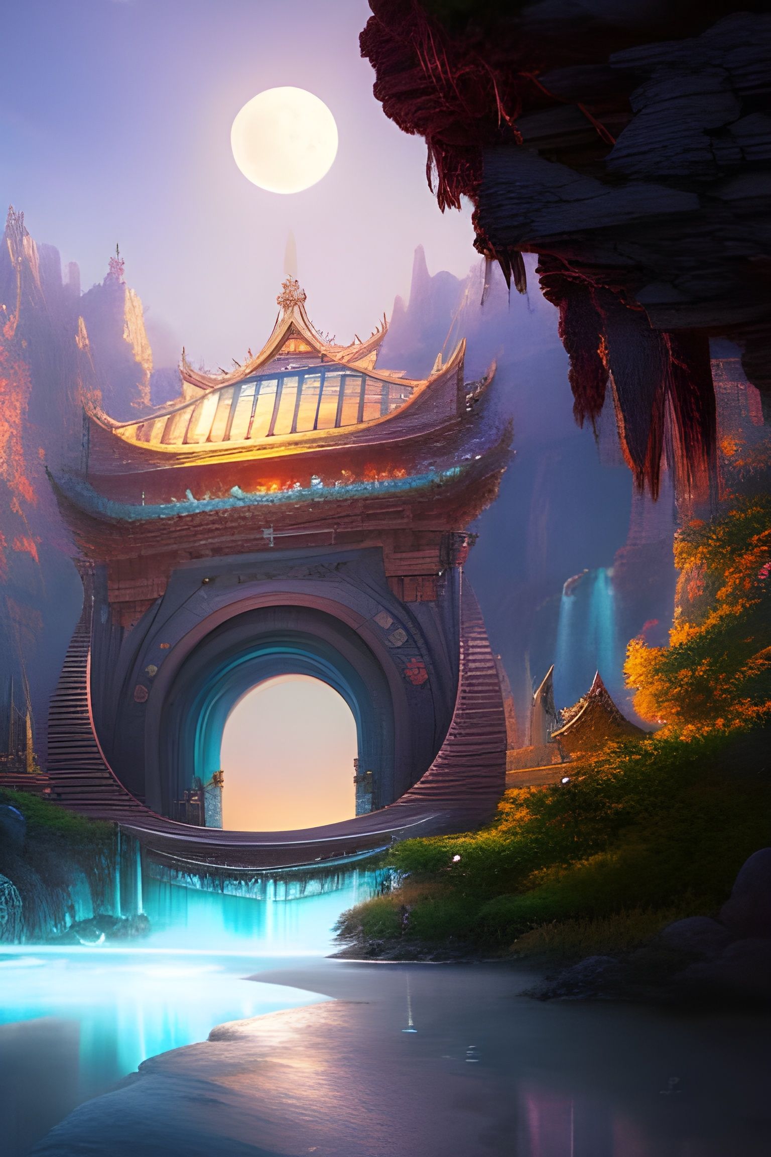 Bridge of the Moon  by @Anise Re