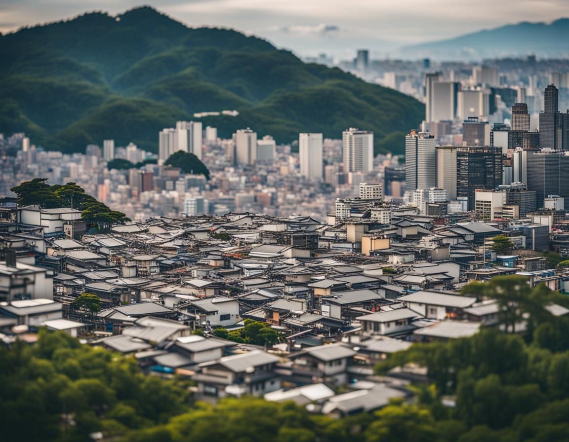 City of Japanese Taytay, Japan, View, Professional photograp...