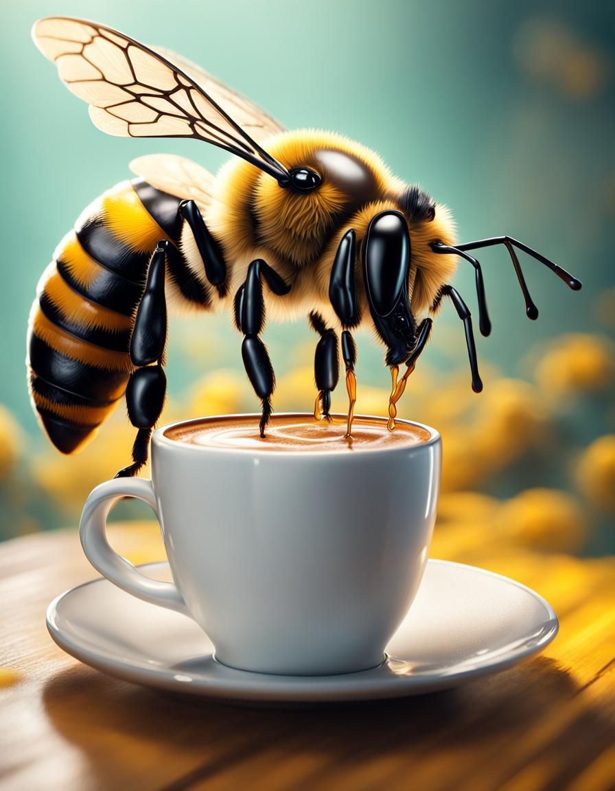 Coffee Keeps Me Buzzing AI Generated Artwork NightCafe Creator