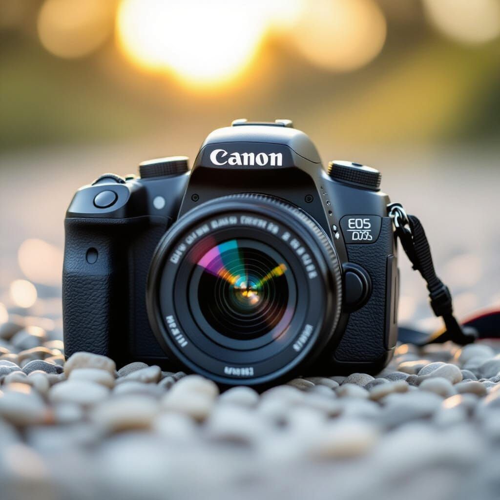 Professional DSLR Photo with Bokeh and Natural Light