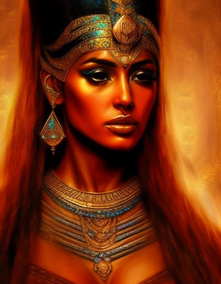 Queen Nefertiti - AI Generated Artwork - NightCafe Creator