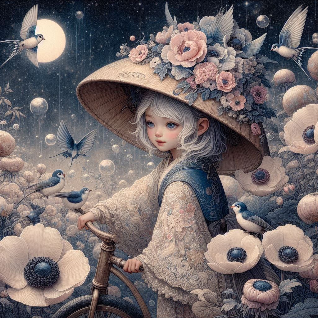 Passeando de bicicleta