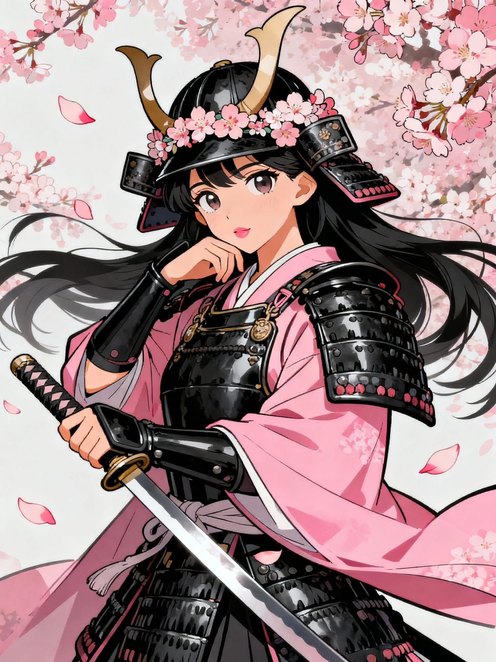 ✨Anime-Fun-Tower✨ - Samurai Girl  by @K_Pop_Ai
