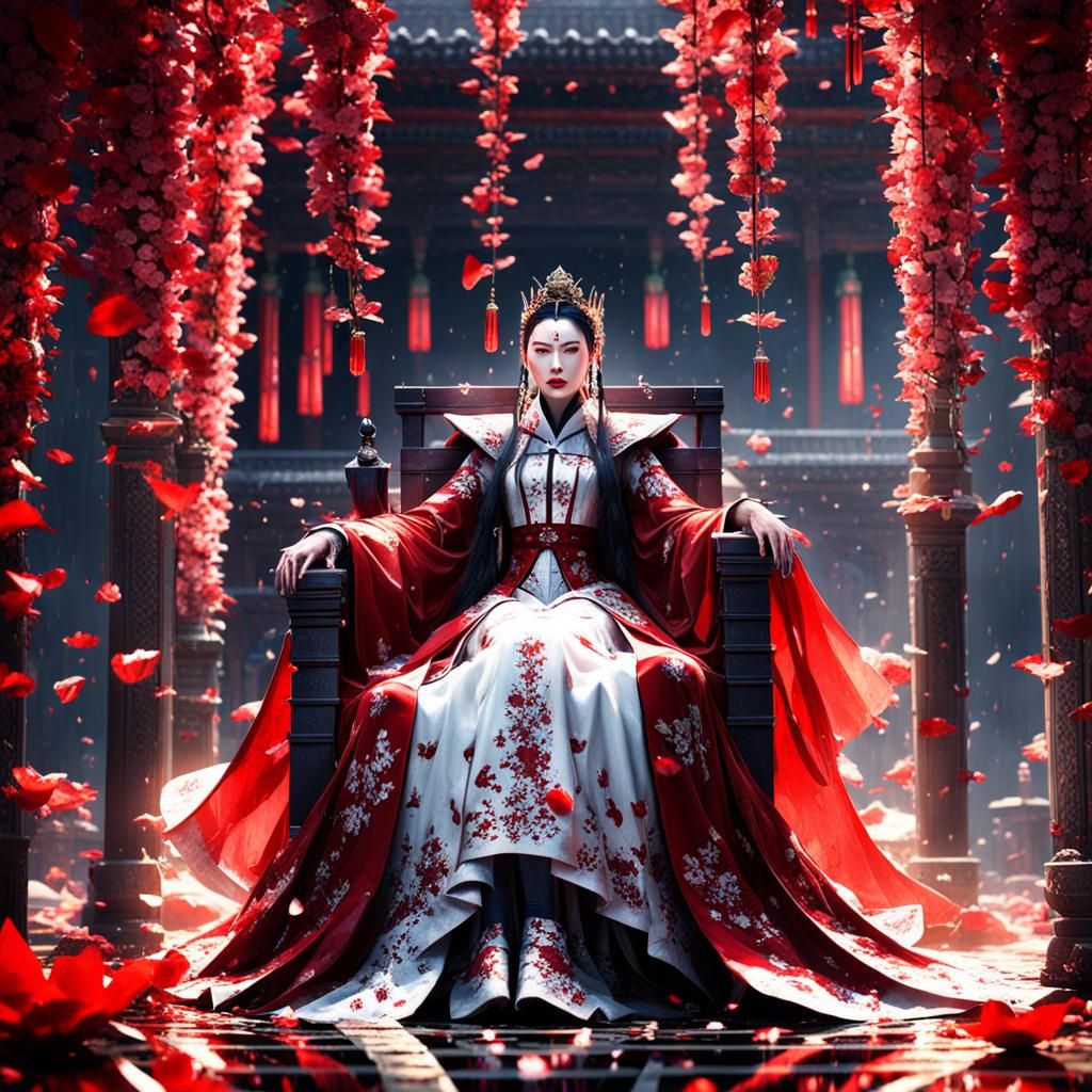 Dracula Queen in Ancient China: Digital Matte Painting