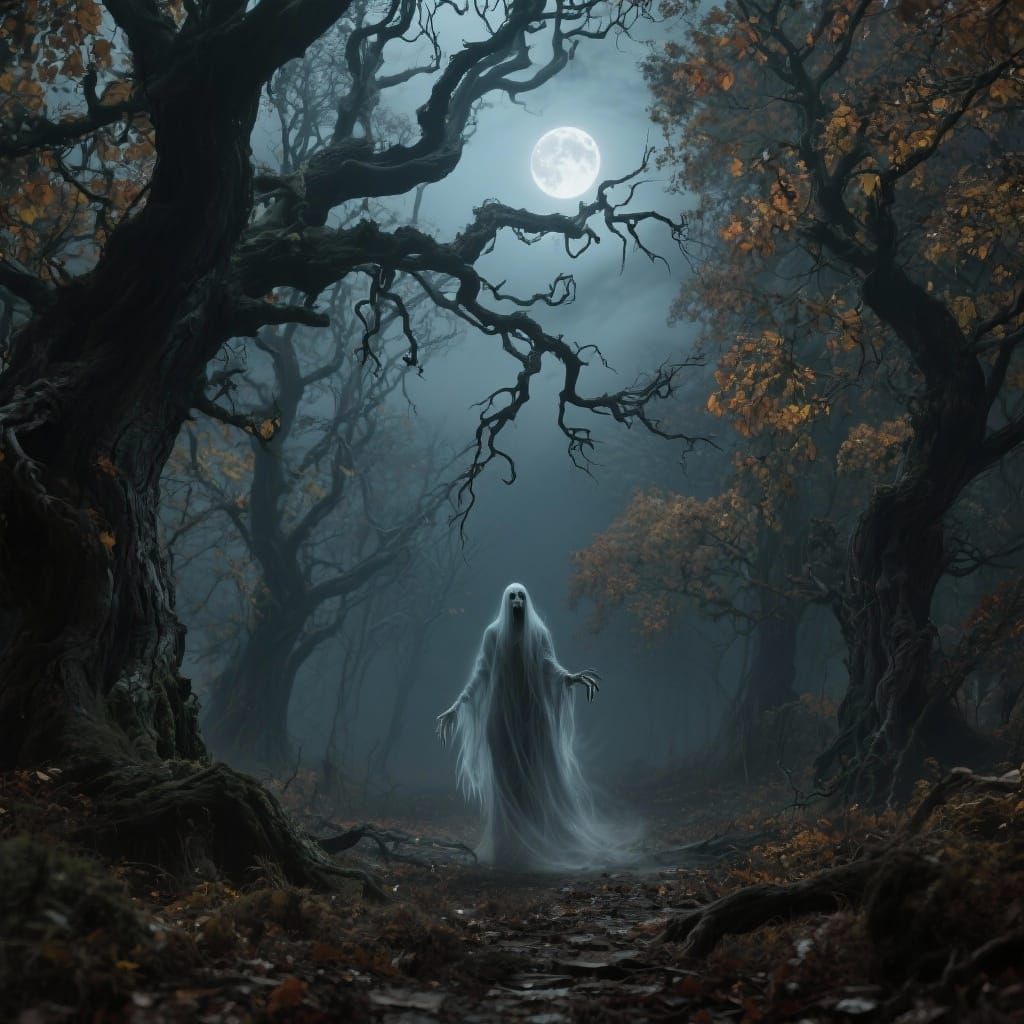 fushion of banshees and halloween apple-o-lantern - Start Image 2