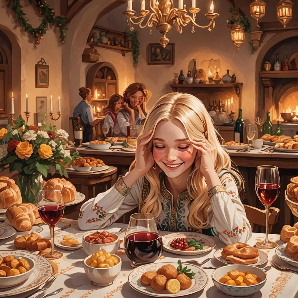 חנהל'ה המתוקה בלונדינית ביישנית וחייכנית שמה את שתי הידיים ע...