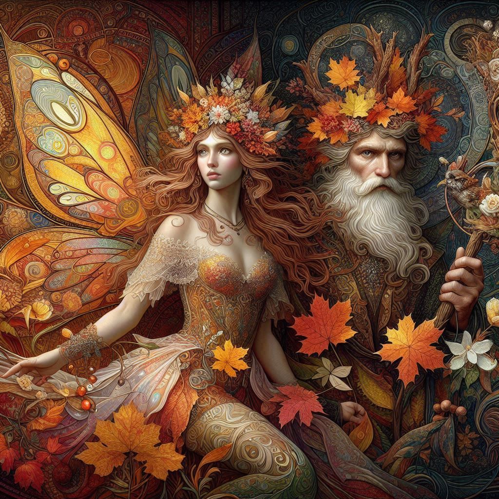 Autumn Fairy and King