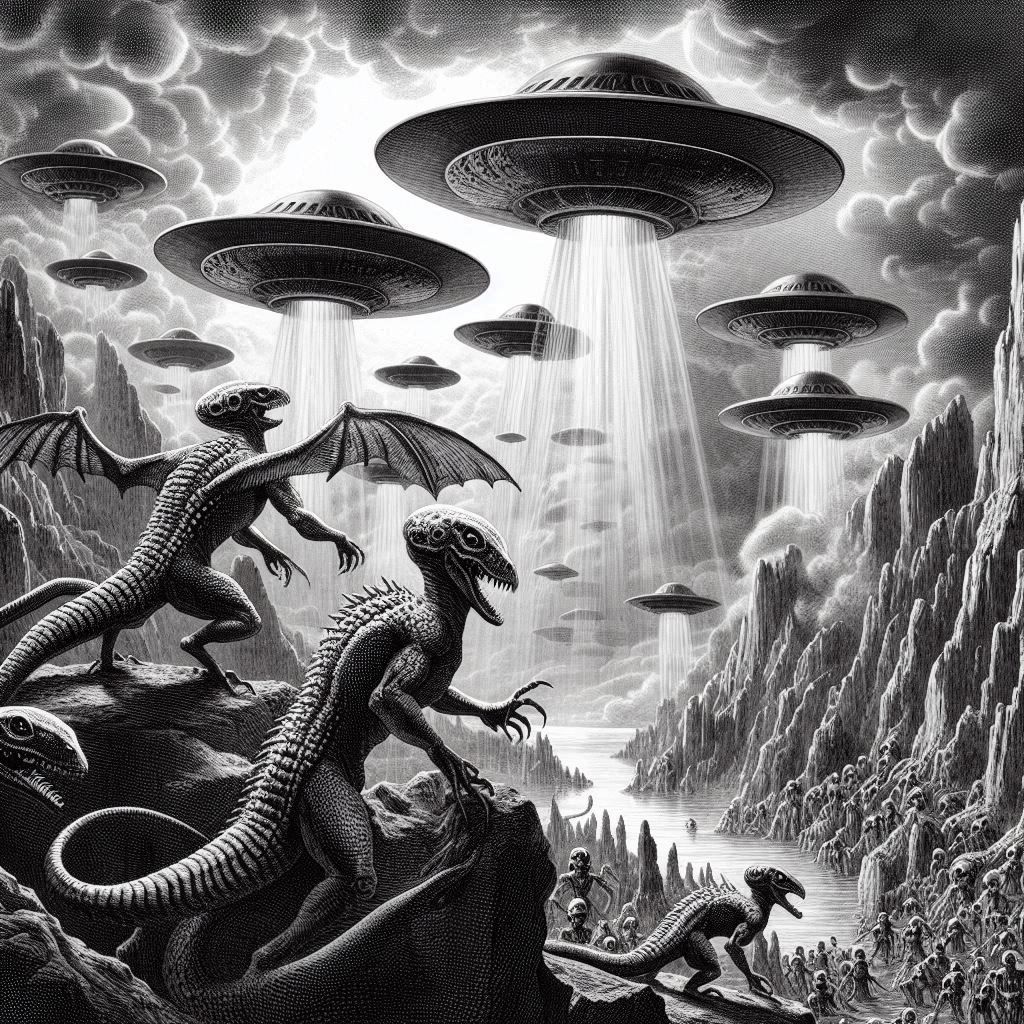 Saucer Invasion in Hell