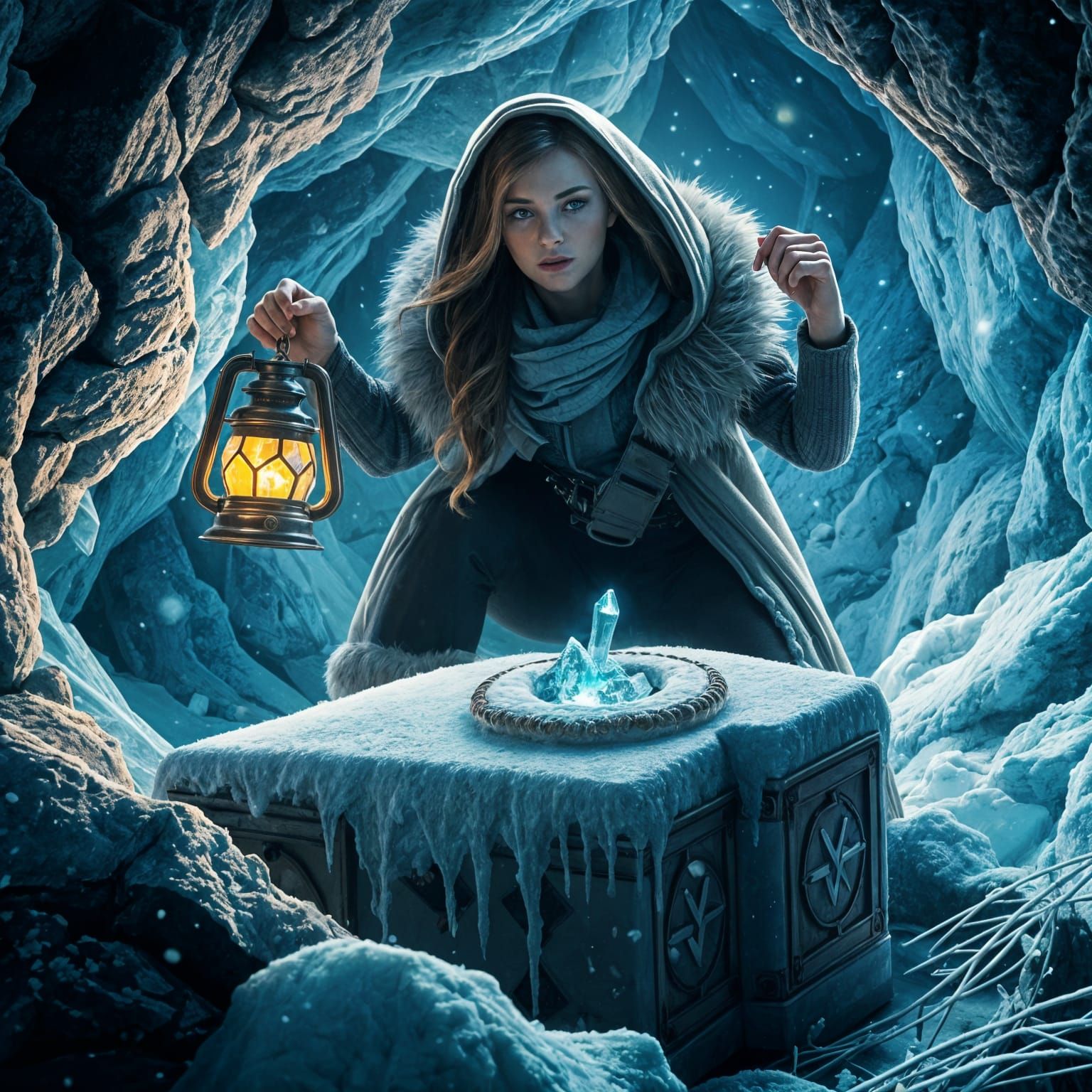 The Frozen Sarcophagus  by @Extreme Art