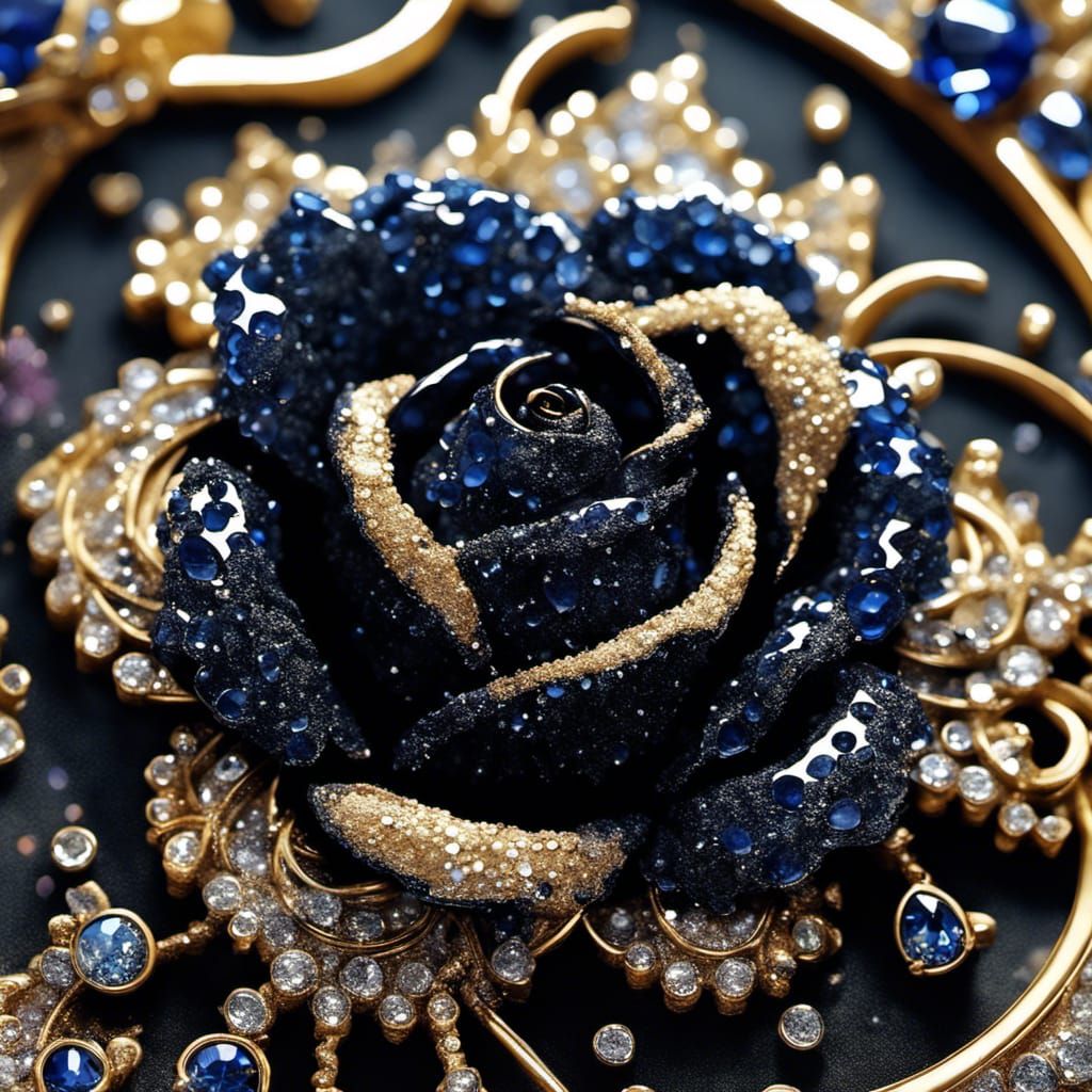 blue rose - AI Generated Artwork - NightCafe Creator