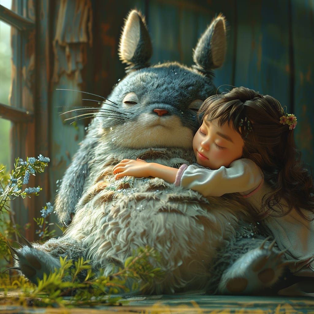 studio ghibli, Mei and Satsuki