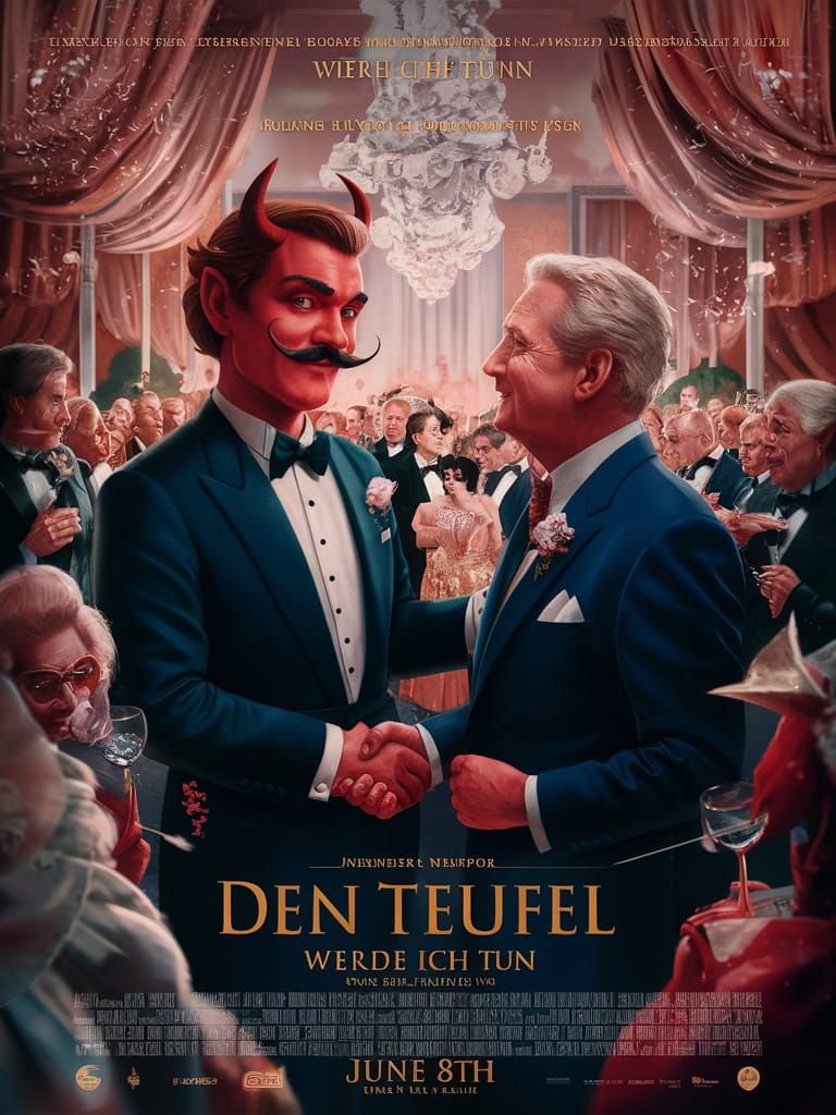 Teuflisches Filmposter - AI Generated Artwork - NightCafe Creator