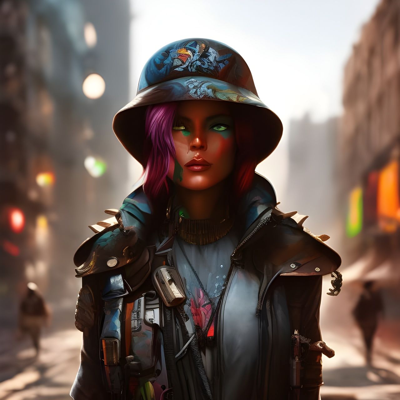 Street Girl - AI Generated Artwork - NightCafe Creator