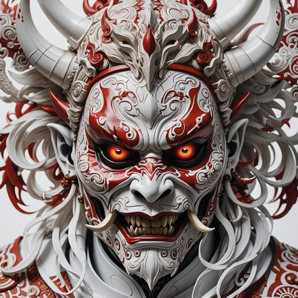 Oni mask  by @MrEbano