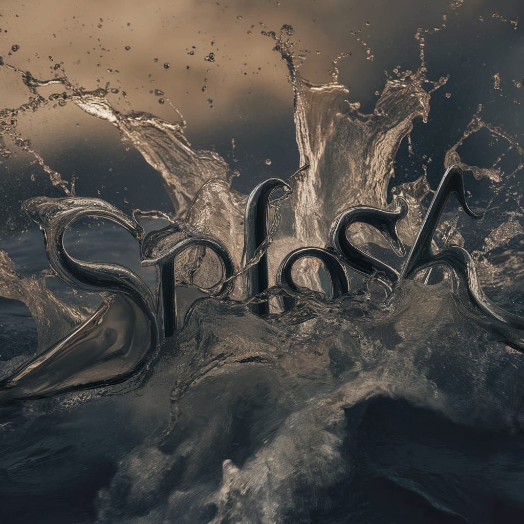 Onomatopoeia "Splash"
  by @Dollface