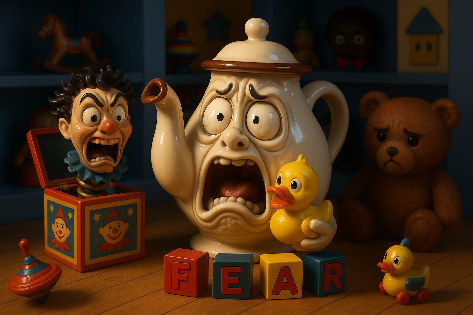Terrified Teapot Toy Store.