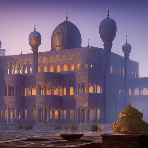 Huge Arabian Grand Castle